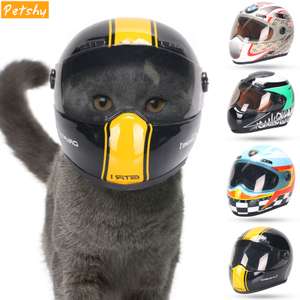 Мотоциклетный шлем для котеек или маленьких собачек