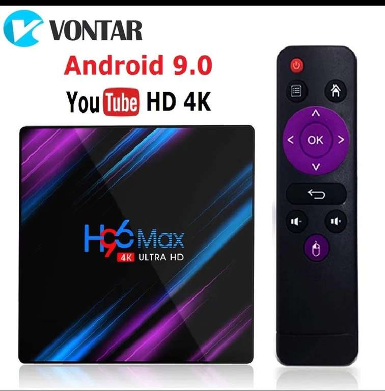 H96 Max 4/32 Android 9 4K TV Box