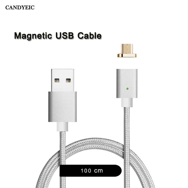 Магнитный кабель microusb CANDYEIC 1м