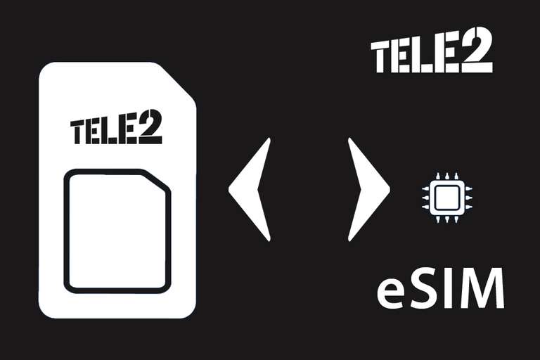 [Москва] Бесплатный обмен сим-карты Tele2 на eSIM