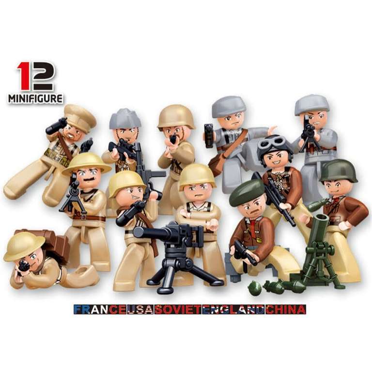 1 фигурка солдатика по тематике LEGO 0.59$