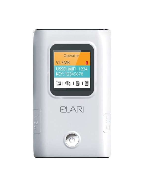 Elari SmartWiFi портативный 4G-роутер/аккумулятор 5200 мАч