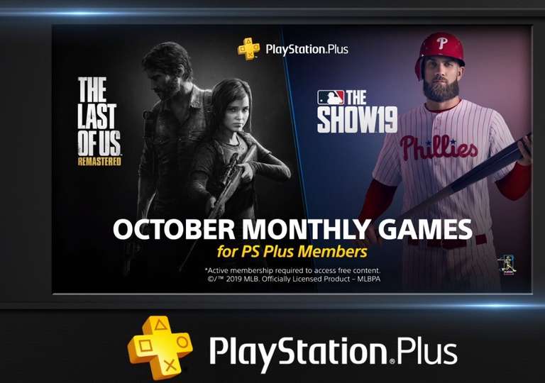 Playstation Plus - бесплатные игры октября по подписке: The Last of Us и MLB The Show 19