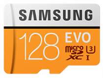 Micro SD-карты Samsung Evo (напр. 128 Гб)