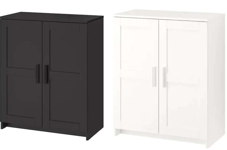[IKEA] Снижение цен на серию БРИМНЭС, напр. шкаф с дверьми (черный/белый)