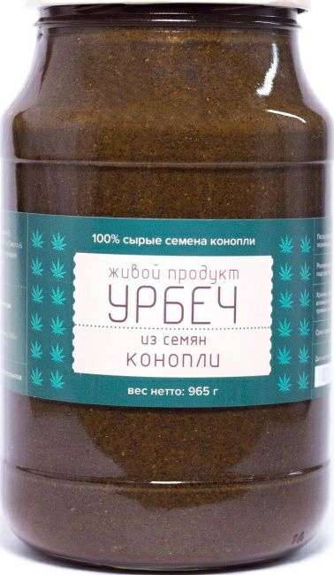 Урбеч Живой Продукт из семян конопли, 965 г