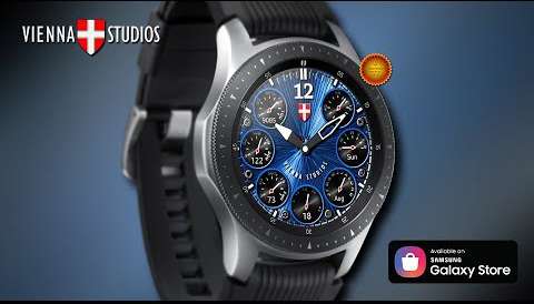 Циферблат для Smartwatch в Samsung Galaxy Store (VIENNA STUDIOS HyperHybrid)