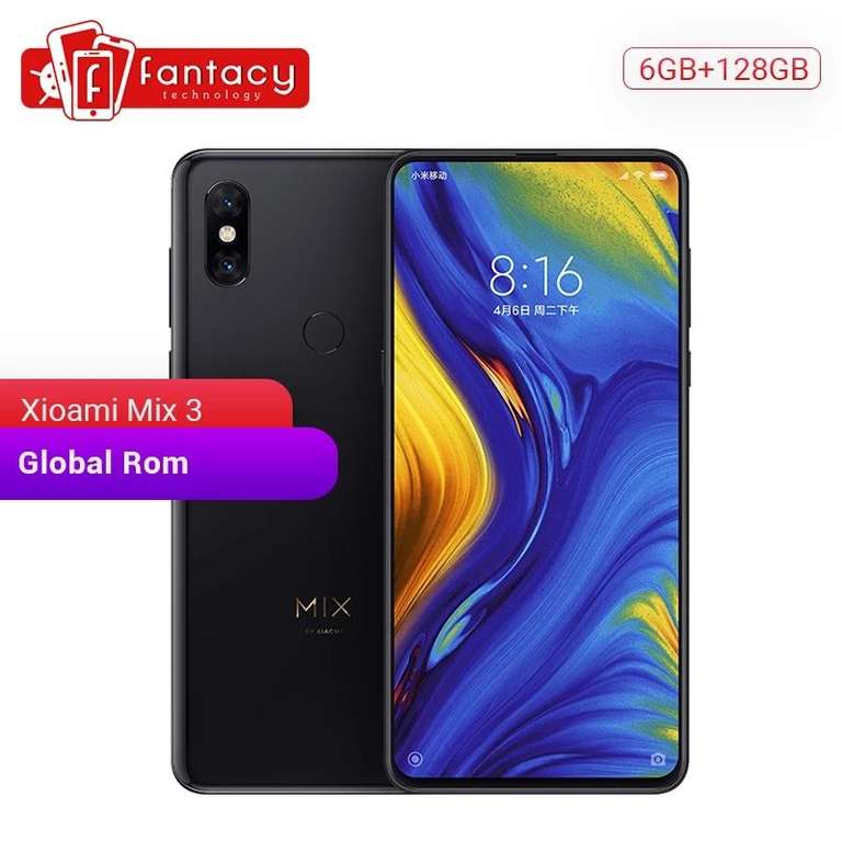 Xiaomi Mi mix 3 6 ГБ + 128 ГБ цена упала