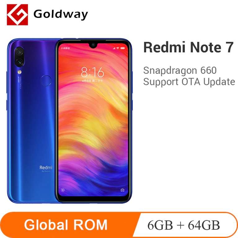 Xiaomi Redmi Note 7 6/64 Black Global ROM