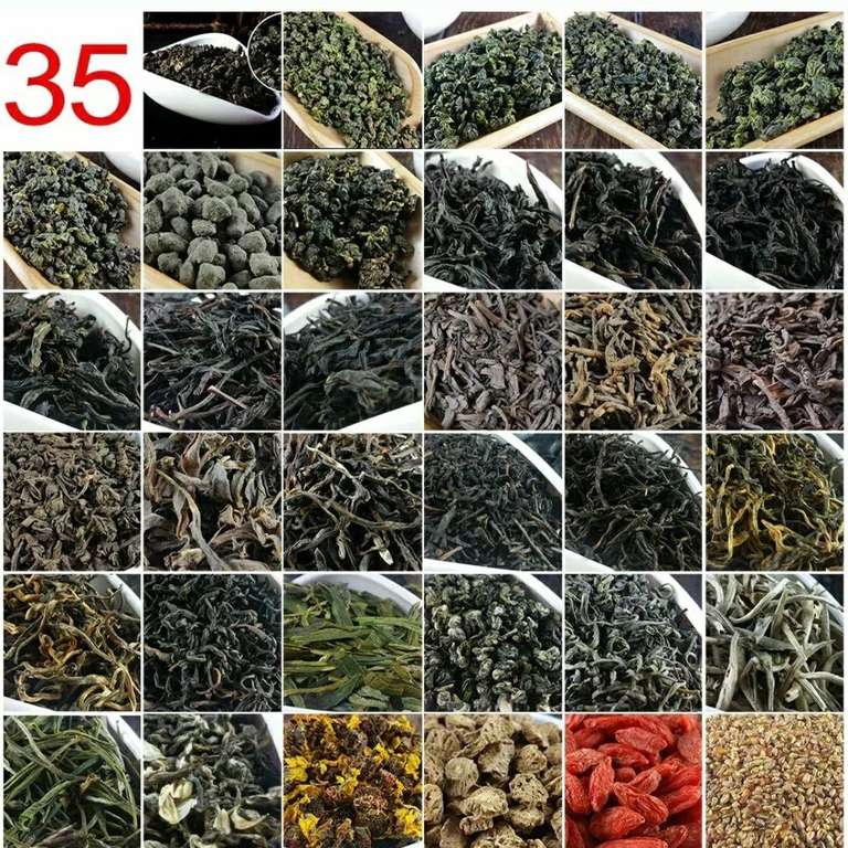 35 сортов китайского чая (всего 215 гр)