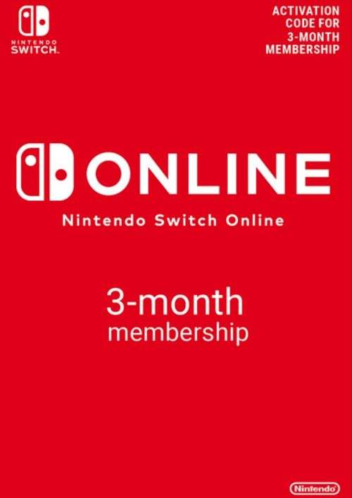 Nintendo Switch Online на 3 месяца