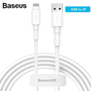 Lightning / Type-C / Micro USB кабель Baseus 2.4A, белый — 1 м