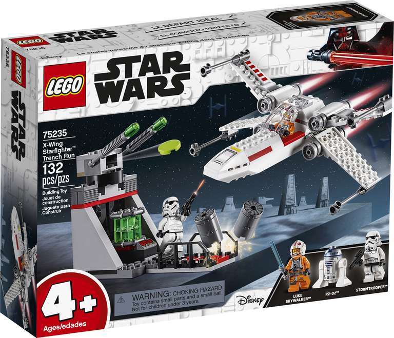 Скидка 25% на LEGO при покупке от 2-х товаров. Напр., LEGO Star Wars 75235 Звездный истребитель за 1004 руб.