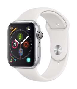 Apple Watch Series 4 (GPS, 44mm) Silver Aluminium Case with White Sport Band