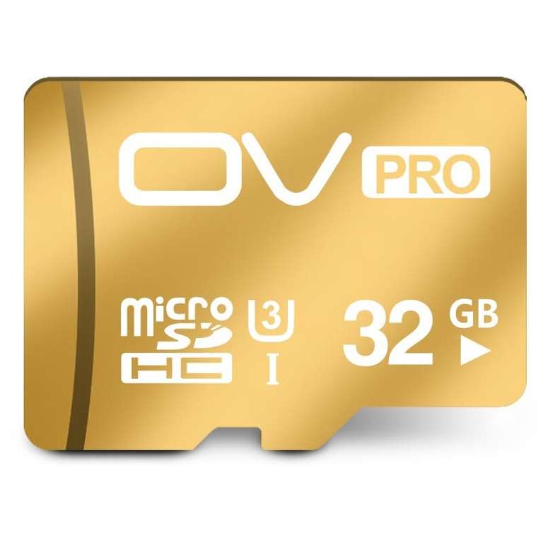 Micro SDHC карта памяти OV на 32 Гб за 10$