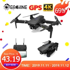 Складной квадрокоптер Eachine E520S (GPS, WIFI, FPV, 4K/1080P) за 43.19$