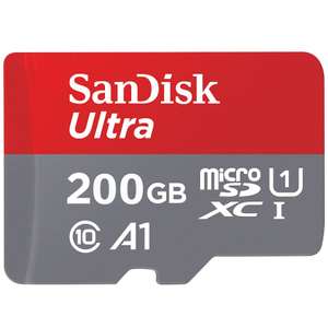 Micro SDXC карта памяти SanDisk Ultra 200 Гб за $41.9