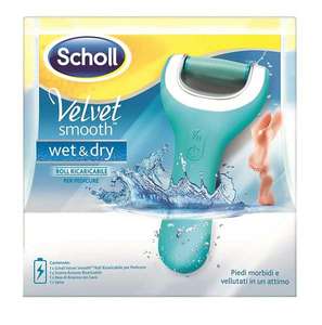 Электрическая роликовая пилка Scholl Velvet Smooth Wet & Dry с аккумулятором 