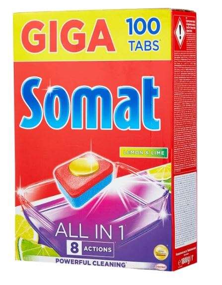 Somat All in 1 таблетки для посудомоечной машины 300 шт (3.8р - 1 шт) для клиентов Сбербанка