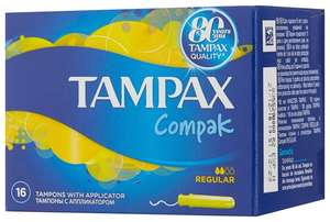 TAMPAX тампоны Compak Regular 16 шт.