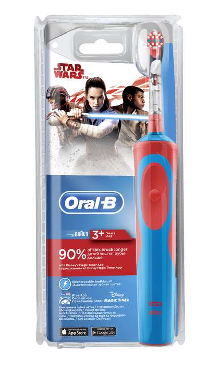 Braun Oral-B Stages Power D12K "StarWars" детская электрическая зубная щетка