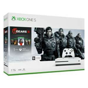 Microsoft Xbox One S 1TB + игра GEARS 5 (Уценка - УП1)
