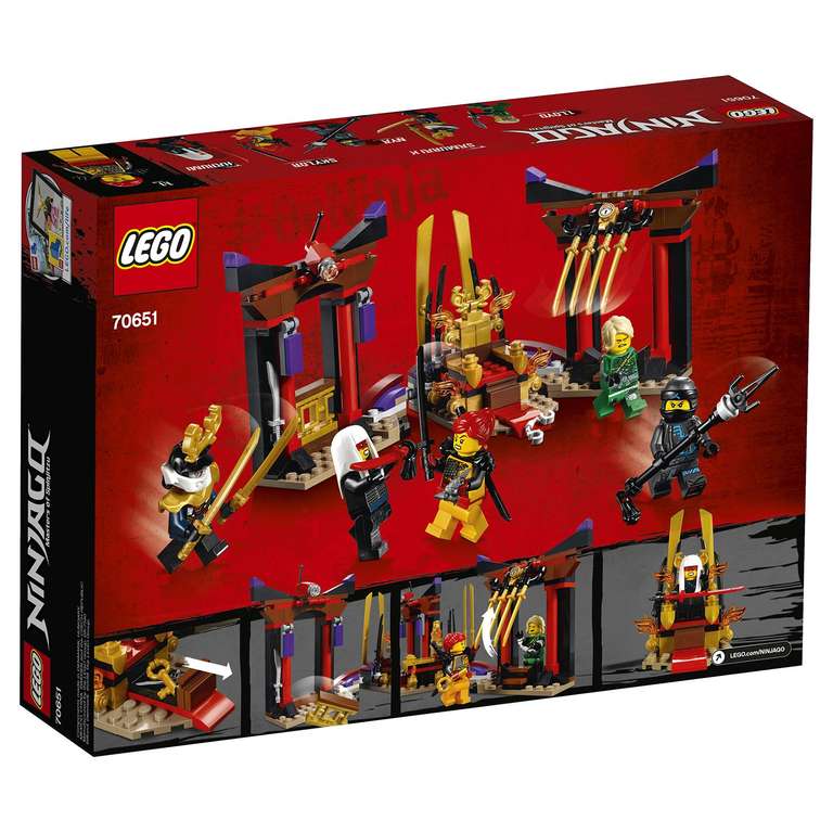 LEGO Ninjago - Решающий бой в тронном зале (70651)