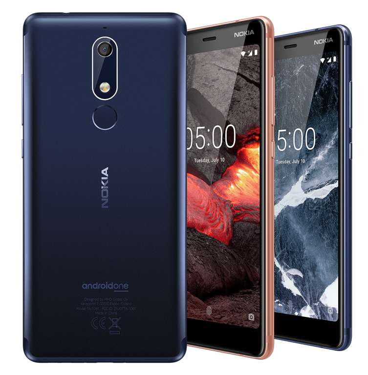 Nokia 5.1 (TA-1075) Black. Blue