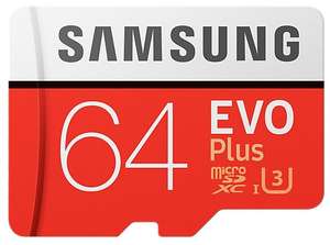 Samsung microSDXC Class 10 EVO+ V2 64GB