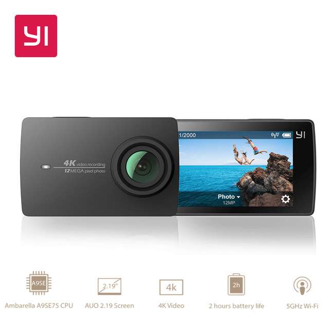 Экшн-камера Yi 4K Action Camera за $129.9