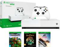 Комплект Xbox One S 1 ТБ + All Digital SOT, FH3, Minecraft, арт. NJP-00034