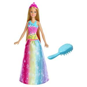 Куклы Барби 1+1 (например, Кукла Barbie Принцесса Радужной бухты + еще одна кукла до 1249₽ в подарок)