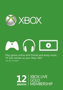 Xbox Live Gold на 12 мес.