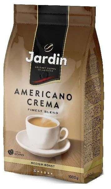 Jardin Americano Crema 1 кг и другой зерновой кофе в описании