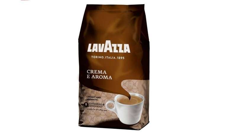 Кофе в зернах Lavazza crema e aroma арабика/робуста, 1 кг