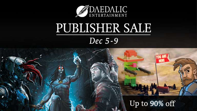 Распродажа игр от Daedalic (Steam)