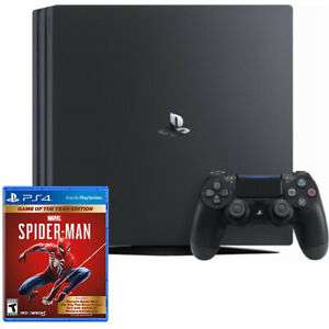 PlayStation 4 Pro 1TB Console + Marvel's Spider-Man: Game of The Year Edition [Нет прямой доставки в RU]