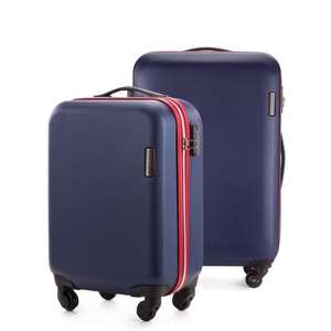 Комплект чемоданов Wittchen, пластик, 55+71 см, 27+64 л