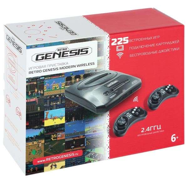 [Москва]Портативная игровая консоль Retro Genesis Modern Wireless 225 игр