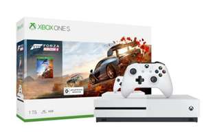 Игровая приставка Microsoft Xbox One S 1 ТБ белый + Forza Horizon 4