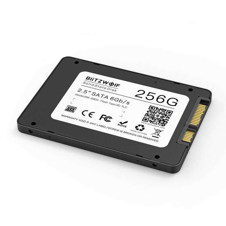 SSD накопитель BlitzWolf BW-SSD2 на 256 ГБ 2.5" SATA3
