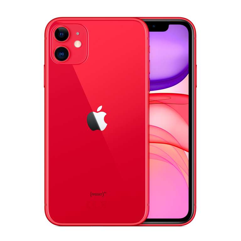 Смартфон Apple iPhone 11 64GB красный (MWLV2RU/A)