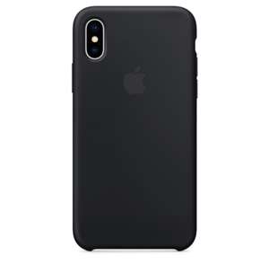 [Саранск] Оригинальный Чехол для Apple iPhone X Silicone Case Black (MQT12ZM/A)