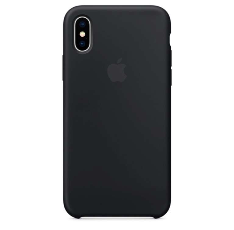 [Саранск] Оригинальный Чехол для Apple iPhone X Silicone Case Black (MQT12ZM/A)