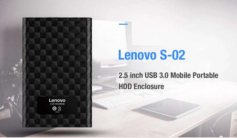 корпус для 2,5-дюймовый HDD Lenovo S-02 за 5.89$