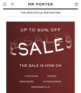 MR PORTER Coupons