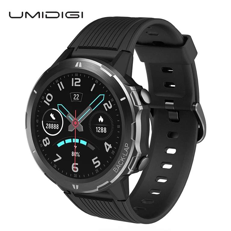 Умные часы UMIDIGI Uwatch GT, водонепроницаемые, на весь день, для отслеживания пульса, активности, сна, ультра-длинный Battrey, Android iOS