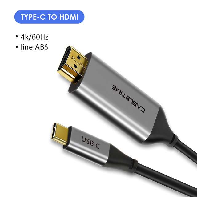Кабель USB Type-C - HDMI 1 м с поддержкой 4K 60 Гц