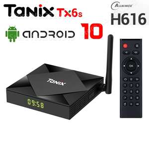 Предзаказ ТВ-бокс Tanix tx6s 6K android 10, 4/32