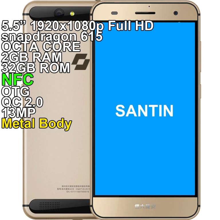 SANTIN ACTOMA ACE с NFC 2/32 ГБ